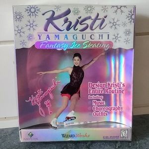 NEW 1998 Kristi Yamaguchi Fantasy Ice Skating CD-ROM, Wizard Works Windows 95